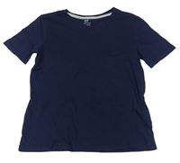 Tmavomodré tričko H&M