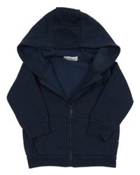 Tmavomodrá prepínaci mikina s kapucňou Primark