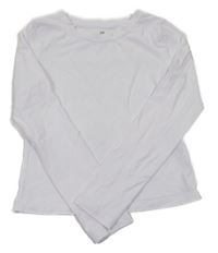 Biele crop tričko H&M