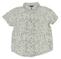 Biela skvrnitá košeľa Primark