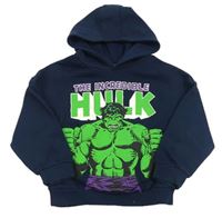 Tmavomodrá mikina s Hulkem a kapucňou MARVEL