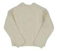 Bílý vzorovaný svetr Primark