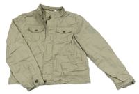 Béžová plátenná jarná bunda C&A