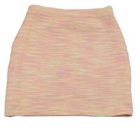 Bielo-farebná rebrovaná sukňa Matalan