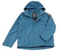 Modrá šusťáková jarní funkční bunda s kapucí Killec