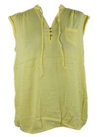 Dámska žltá prúžkovaná blúzka Pimkie