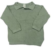 Khaki sveter s golierikom H&M