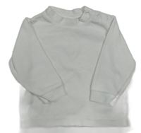 Biele zamatové tričko C&A