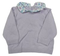 Lila sveter s golierikom M&S