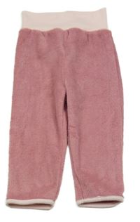 Ružové chlpaté domáceé nohavice Ergee