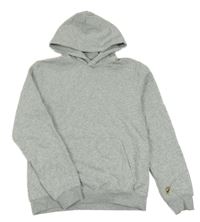 Svetlosivá melírovaná mikina s kapucňou H&M