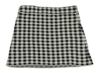 Čierno-biela kockovaná sukňa Wonderlux