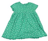 Zelené kvetované bavlnené šaty Primark