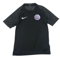 Čierne športové tričko s nášivkou Nike