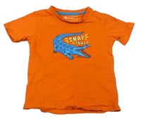 Oranžové tričko s krokodílom Mountain Warehouse