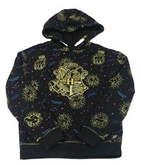 Černá mikina s potiskem a kapucí - Harry Potter M&S