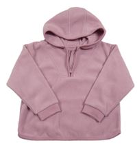 Ružová fleecová mikina s kapucňou Primark