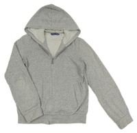 Sivá prepínaci mikina s kapucňou Original marines