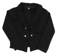 Čierny sačkový cardigan s gombíky RIVER ISLAND