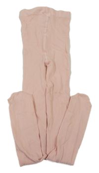 Světlerůžové punčocháče H&M