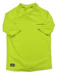 Limetkové UV tričko zn. Decathlon