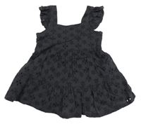 Tmavošedá halenka s dirkovaným vzorem Primark