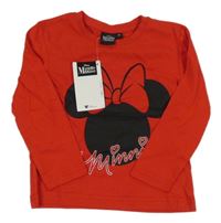 Nové - Červené triko s Minní Disney