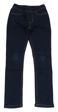 Tmavomodré super skinny fit rifle H&M