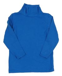 Safírové funkční triko s rolákem Crane