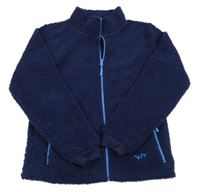 Tmavomodrá huňatá prepínaci mikina North Peakm vel. 176