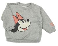 Šedá melírovaná mikina s Minnií H&M