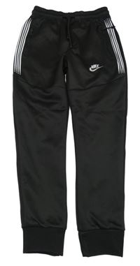 Černé sportovní kalhoty s logem Nike 
