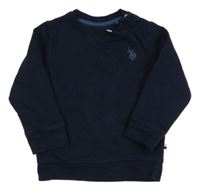 Tmavomodrá mikina s logem U.S. Polo Assn.