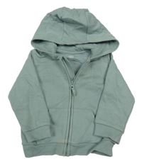 Zelenošedá prepínaci mikina s kapucňou F&F