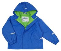 Zafírová nepromokavá jarná bunda s kapucňou Impidimpi
