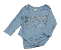 Světlemodré body s nápisy DopoDopo 