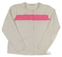 Bielo-ružová prepínaci mikina M&S