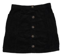 Čierna menšestrová prepínaci sukňa Next