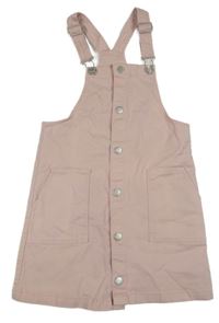 Pudrové rifľové prepínaci šaty H&M