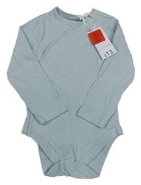 Nové - světlemodré žebrované zavinovací body George