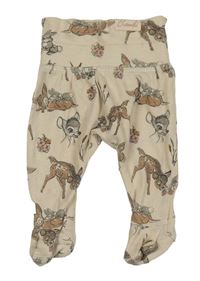 Béžové polodupky s Bambim a Thumperem George