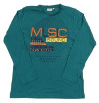 Zelené triko s nápisem Tom Tailor