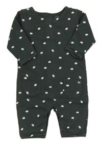 Antracitový podšitý overal s korunami