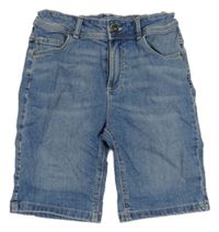 Modré riflové skinny kraťasy Denim Co.