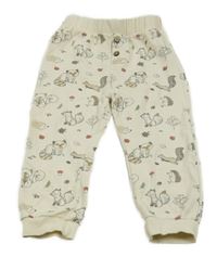 Smotanové tepláky so zvířaty Topomini