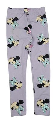 Lila teplákové legíny s Minnie Sinsay