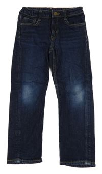 Tmavomodré regular fit rifle H&M
