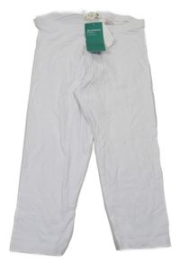 Nové - Biele capri legíny H&M
