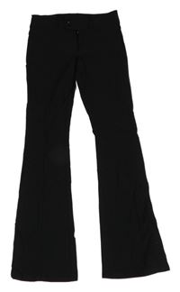 Čierne flare nohavice H&M