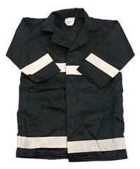 Kostým - Černo-béžový hasičský plášť